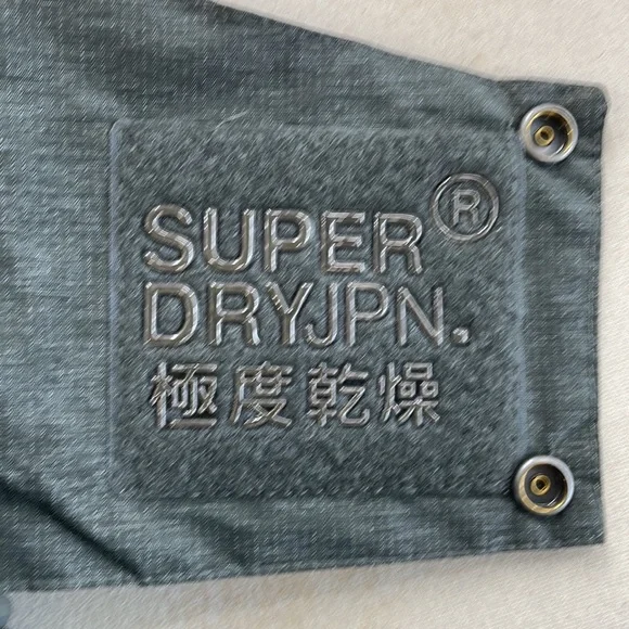 SuperDryJPN men’s weather-proof jacket. The wind attacker. Green. M - Picture 6 of 6